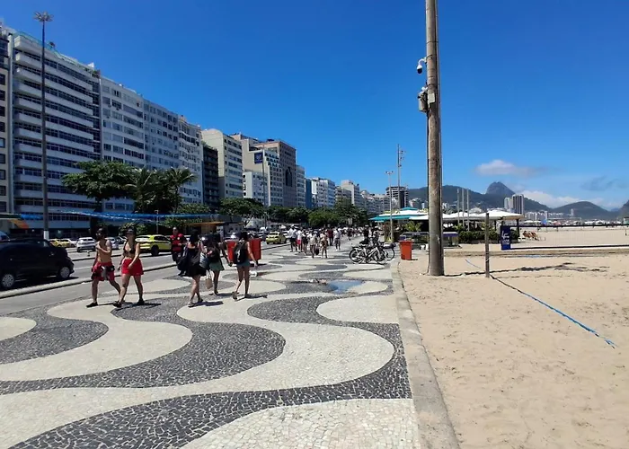 Apê moderno e silencioso em Copacabana, 4 hóspedes Rio de Janeiro